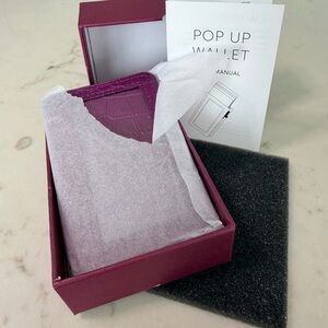 Sleek Pop-Up Wallet NWOT